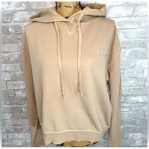 WSLY by Bandier Ecosoft Classic Hoodie Small - Tan